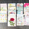 18 Vintage 1950s and 1960s new baby and wedding greeting cards - used - for crafts - NextStage Vintage