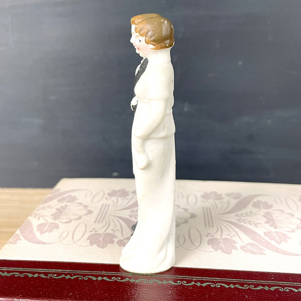 Occupied Japan porcelain bride and groom - 1940s vintage - NextStage Vintage