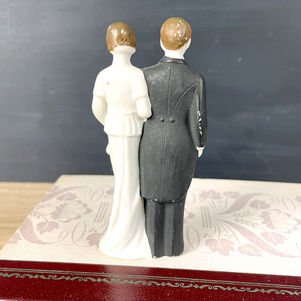 Occupied Japan porcelain bride and groom - 1940s vintage - NextStage Vintage