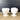 Westmoreland Diamond Cut milk glass cream and sugar - NextStage Vintage