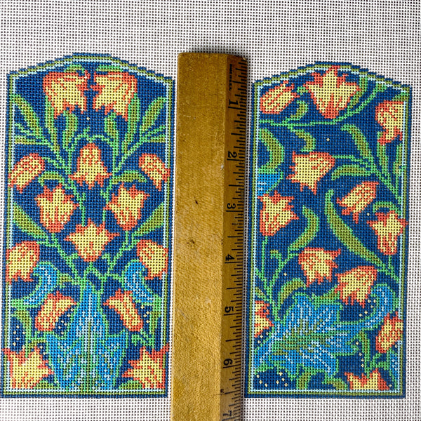 Whimsy and Grace Harebell eyeglass case needlepoint canvas #11597 - NextStage Vintage