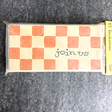 Vintage MCM White & Wyckoff invitations in original packaging - 12 cards and envelopes - 1960s - NextStage Vintage