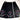 Willi Smith black circle skirt with floral embroidery - size 14 - NextStage Vintage