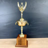Winged Victory dog obedience trophy - 1970s decorative award - NextStage Vintage