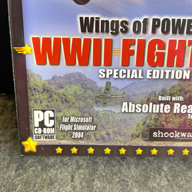 Wings of Power II WWII Fighters Special Edition FSX FS2004 Shockwave Sealed NOS
