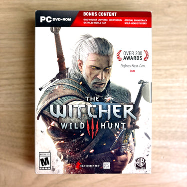 Witcher 3 Wild Hunt PC DVD + Prima Official Game Guide Bundle CD Projekt RED
