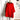 Austrian boiled wool red cape - velvet collar - ribbon trim - size S-L - NextStage Vintage