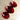 Red acrylic Wovo twist divided snack tray - Scott Henderson design - NextStage Vintage