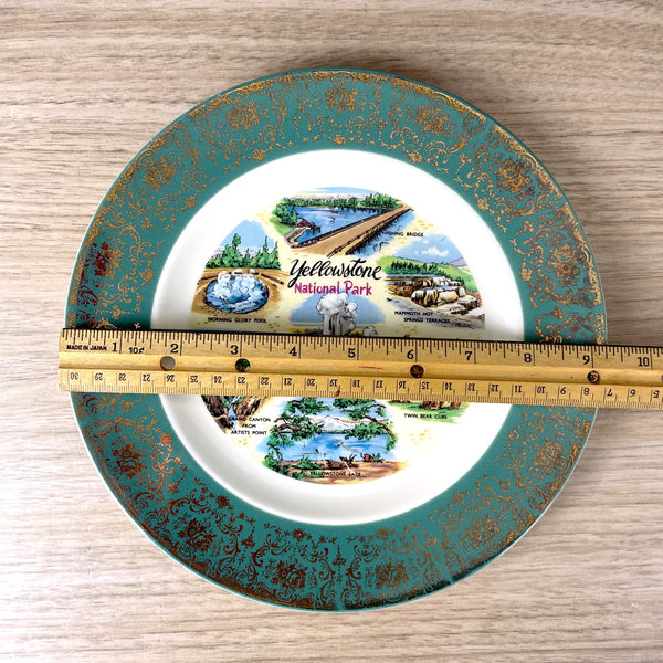 Yellowstone National Park souvenir plate - 1950s vintage - NextStage Vintage