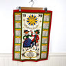 Kolf Austrian tea towel - 1979 calendar with sundial - NextStage Vintage