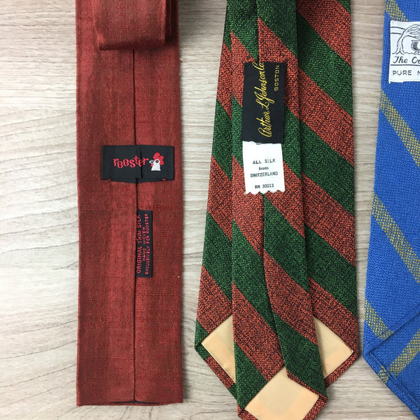 Vintage tie collection - wool and silk - alt awesome neckwear - NextStage Vintage