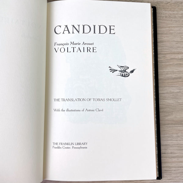 Candide - Voltaire - Franklin Library - 1979 - NextStage Vintage