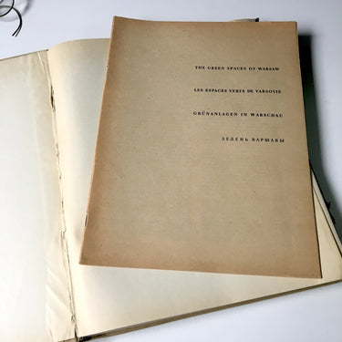 Zielen Warszawy (Green Spaces of Warsaw) - Henryk Lisowski - 1956 hardcover - Sport Turystyka - NextStage Vintage