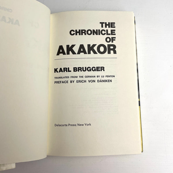 The Chronicle of Akakor - Karl Brugger - 1977 1st US printing - NextStage Vintage