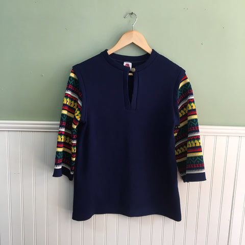 70s vintage pullover tunic - Alison Jane - size small - NextStage Vintage
