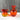 Amberina crackle glass mini pitchers - a pair - 1960s vintage - NextStage Vintage