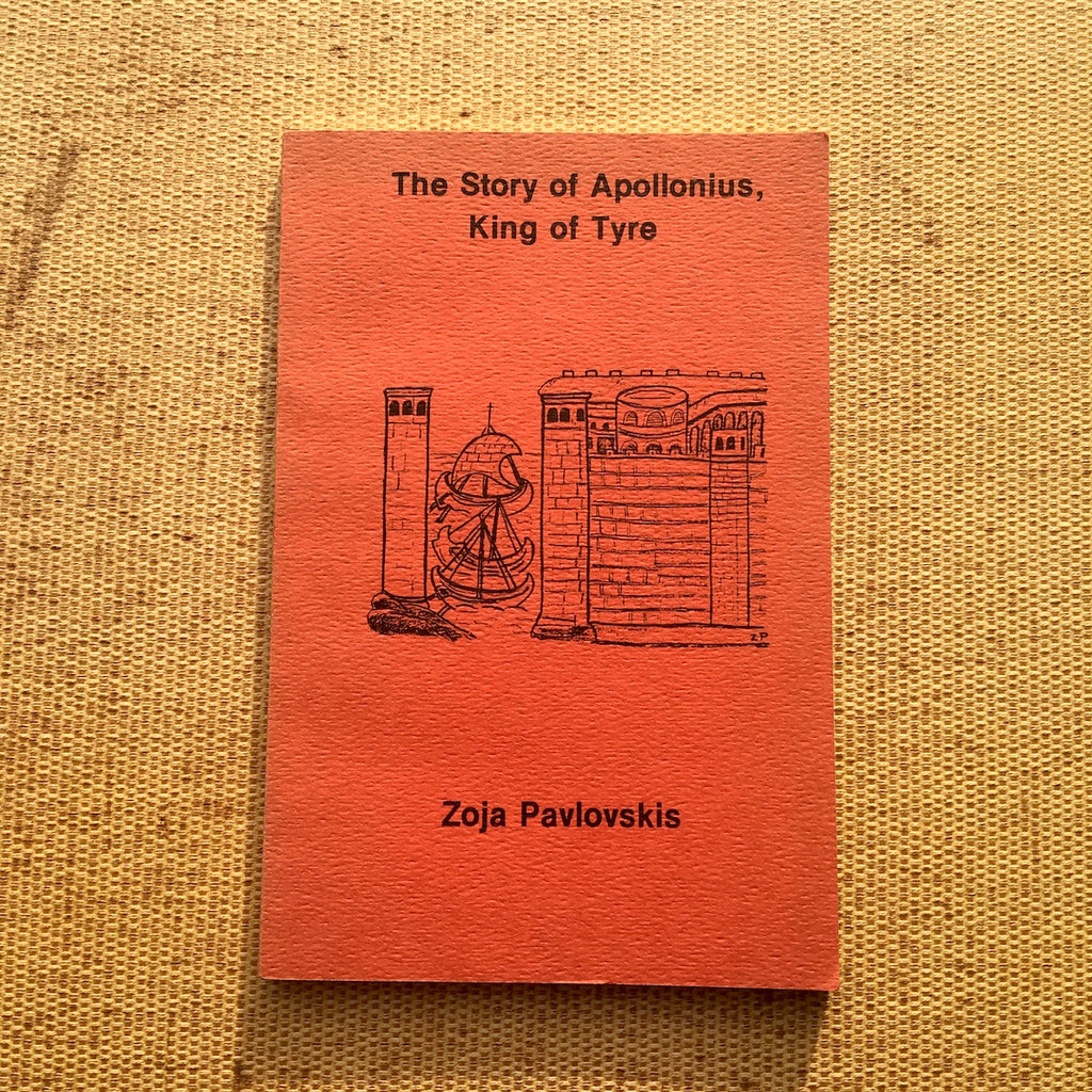 The Story of Apollonius, King of Tyre - edited and translated by Zoja Pavlovskis - 1978 Coronado Press - NextStage Vintage