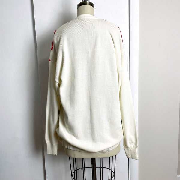 1980s vintage Evan-Picone argyle sweater - size large - NWT - NextStage Vintage