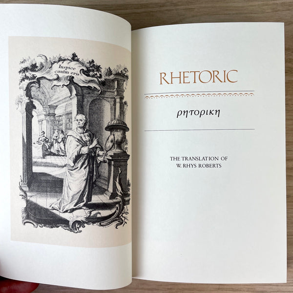 Aristotle Rhetoric and On Poetics - Aristotle - Franklin Library -1981 - NextStage Vintage