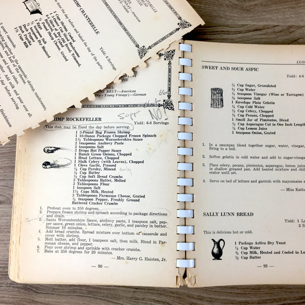 Atlanta Cooks for Company - 1971 Atlanta Music Club community cookbook - 4th printing - NextStage Vintage