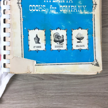 Atlanta Cooks for Company - 1971 Atlanta Music Club community cookbook - 4th printing - NextStage Vintage