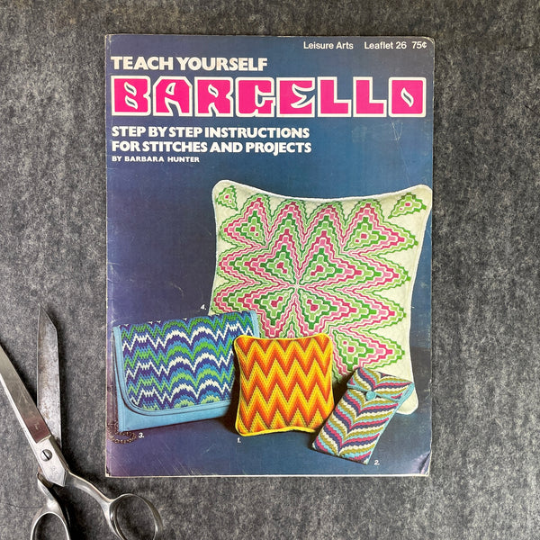 Teach Yourself Bargello - 1973 Leisure Arts booklet - NextStage Vintage
