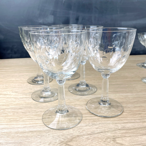 Elegant glass stemware collection - 26 pieces - vintage barware - NextStage Vintage