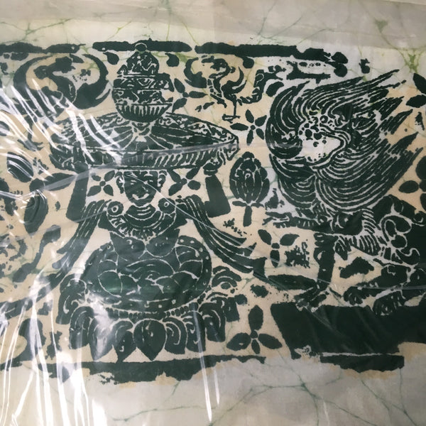 Thai batik panels - three 1970s vintage fabric wallhangings - NextStage Vintage