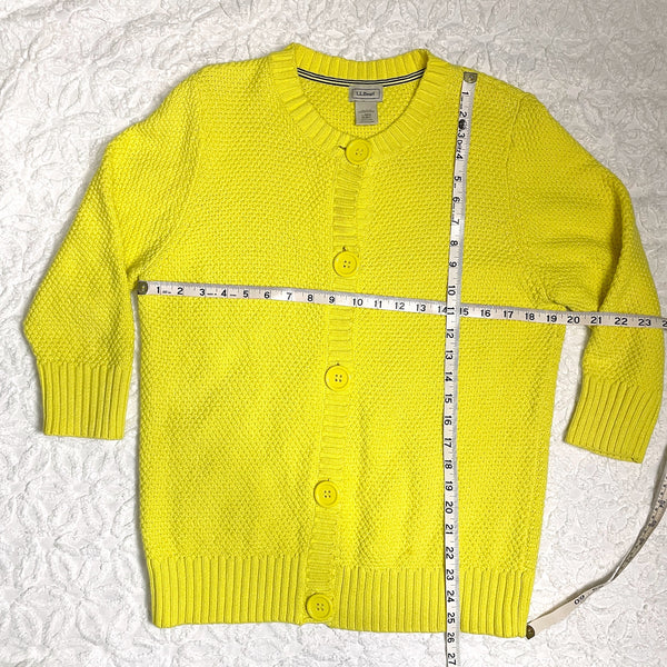 L.L.Bean cotton sweater - 3/4 sleeves - size large - NextStage Vintage