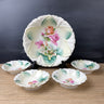 R.S. Prussia roses and daisies berry bowl set of 5 - antique serving pieces - NextStage Vintage