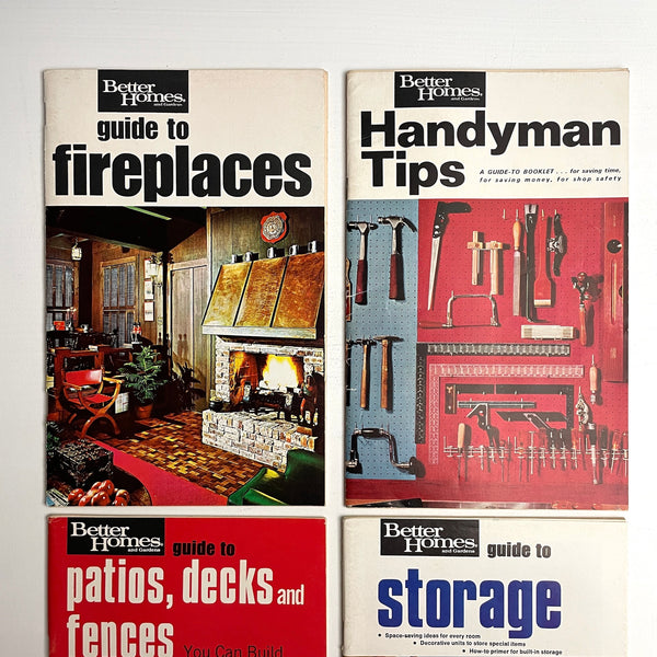 Better Homes and Gardens How-To Guides - set of 4 - 1970s vintage - NextStage Vintage
