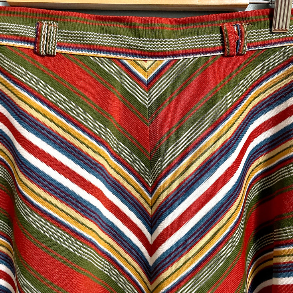 1960s striped outlet skirt