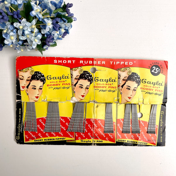 Gayla Hold-Bob Bobby Pins - 1950s vintage - NextStage Vintage