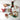 Bohemian Christmas ornaments - set of 8 - vintage wood, straw, knits - NextStage Vintage