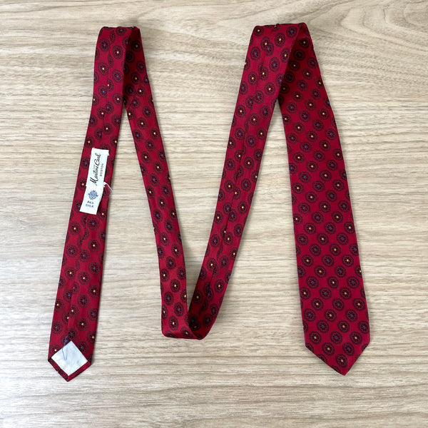 Narrow vintage neckties from Boston - set of 3 - Martini Carl and Arthur Johnson - NextStage Vintage