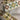 Earth tones brocade medallion flower ribbon - 2" wide x 2 yards - 1970s vintage - NextStage Vintage