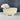 Brush pottery matte ivory basketweave planter - 1950s vintage - NextStage Vintage