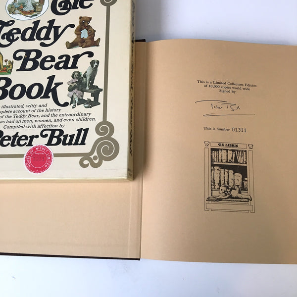 The Teddy Bear Book - Peter Bull - signed numbered hardcover in slipcase - 1983 - NextStage Vintage