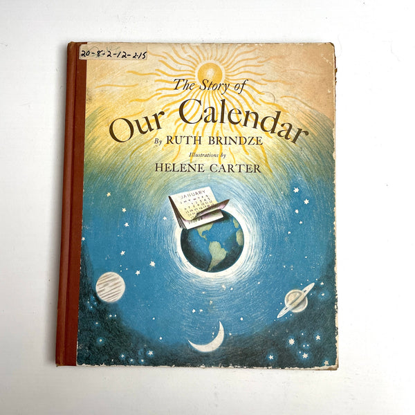 The Story of Our Calendar - Ruth Brindze - 1949 eighth printing - NextStage Vintage