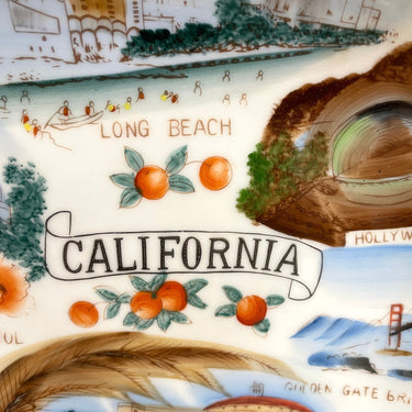 California state plate - 1950s vintage souvenir - NextStage Vintage