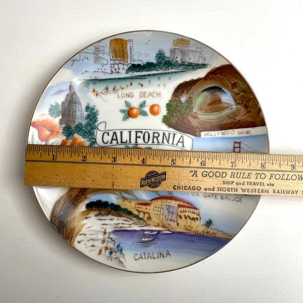 California state plate - 1950s vintage souvenir - NextStage Vintage