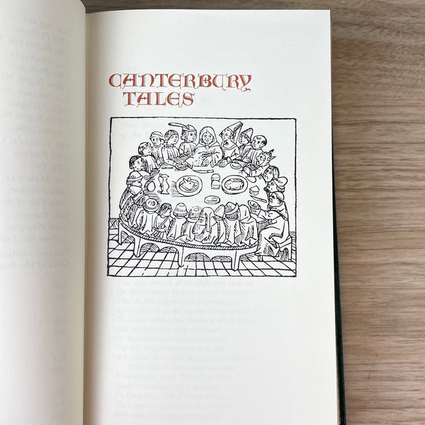 Canterbury Tales by Geoffrey Chaucer - Franklin Library - 1981 - NextStage Vintage