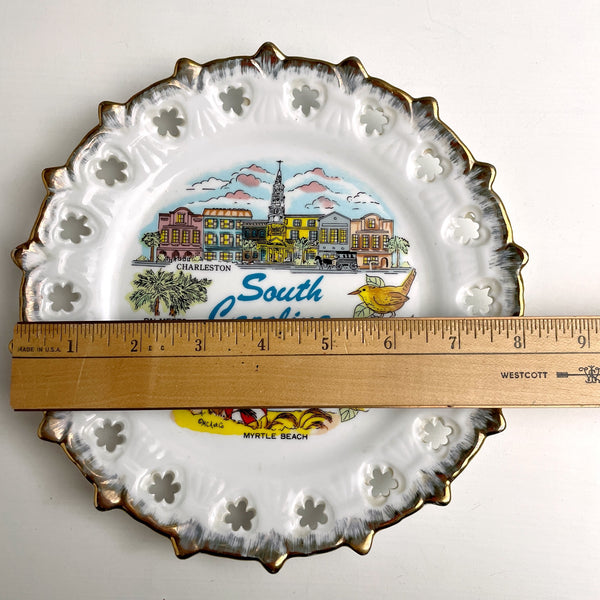 South Carolina souvenir state plate - 1990s vintage - NextStage Vintage