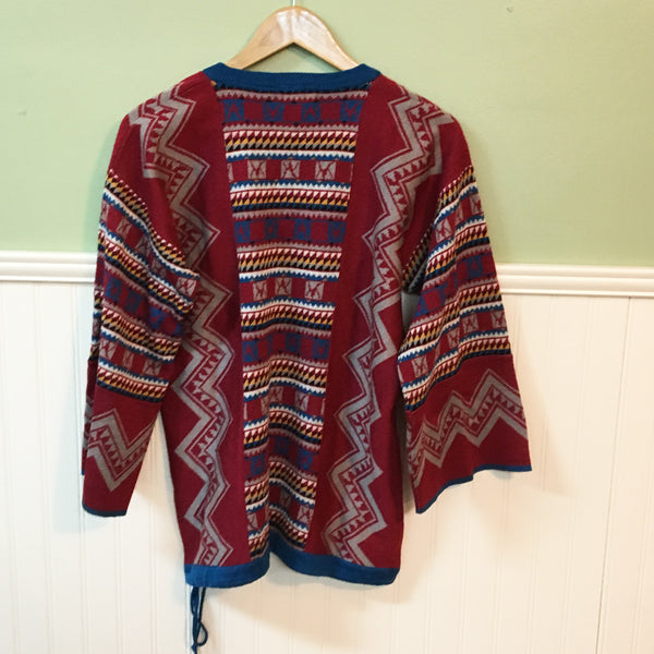 Catalina southwestern knit tunic - 1970s vintage sweater - size medium - NextStage Vintage
