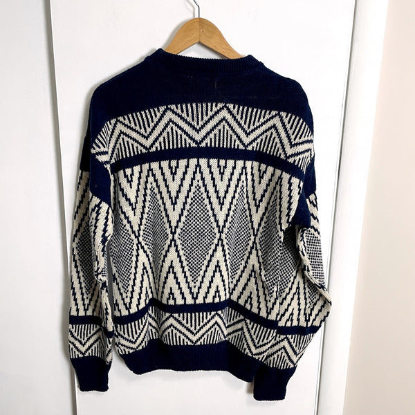 90s wool blend nordic pullover sweater - NWT - size large - NextStage Vintage