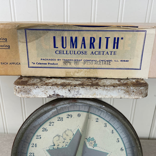 Lumarith Cellulose Acetate roll wrap - 1960s vintage plastic - NextStage Vintage