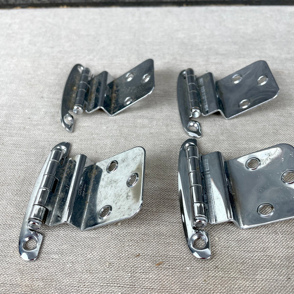 Vintage Stanley and other chrome pulls and hinges - some used, some NOS - NextStage Vintage
