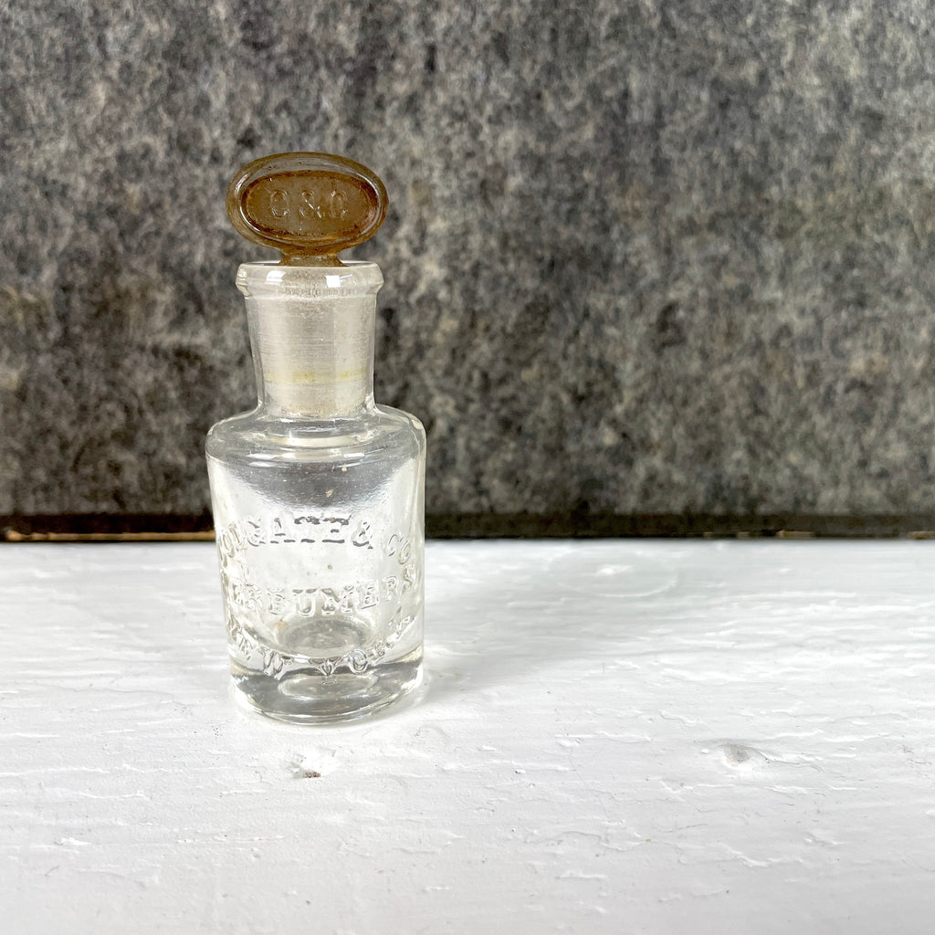 Colgate & Co Perfumers New York bottle - antique perfume bottle - NextStage Vintage