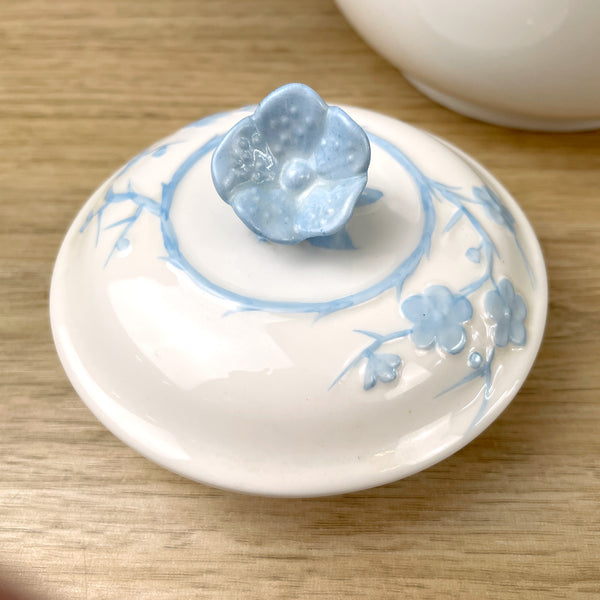 Spode Geisha light blue teapot - made in England - NextStage Vintage