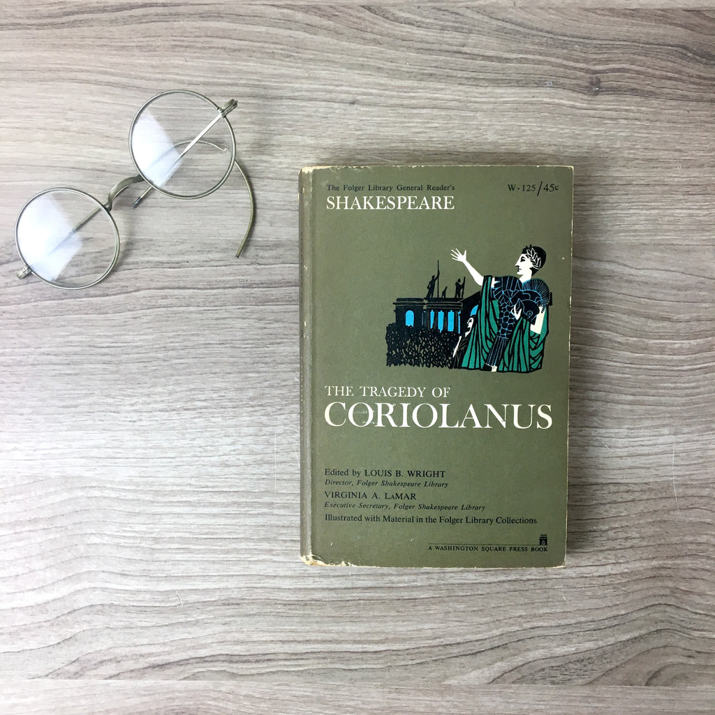 The Tragedy of Coriolanus - Folger Library General Reader's Shakespeare - Washington Square Press - 1962 - NextStage Vintage
